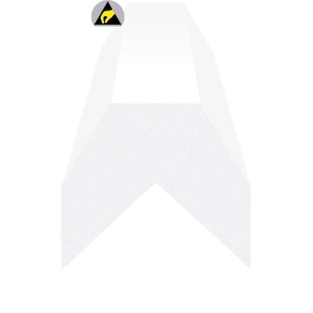 Ergomat Conic Corner Bumper ESD White CCP120-ESD-W